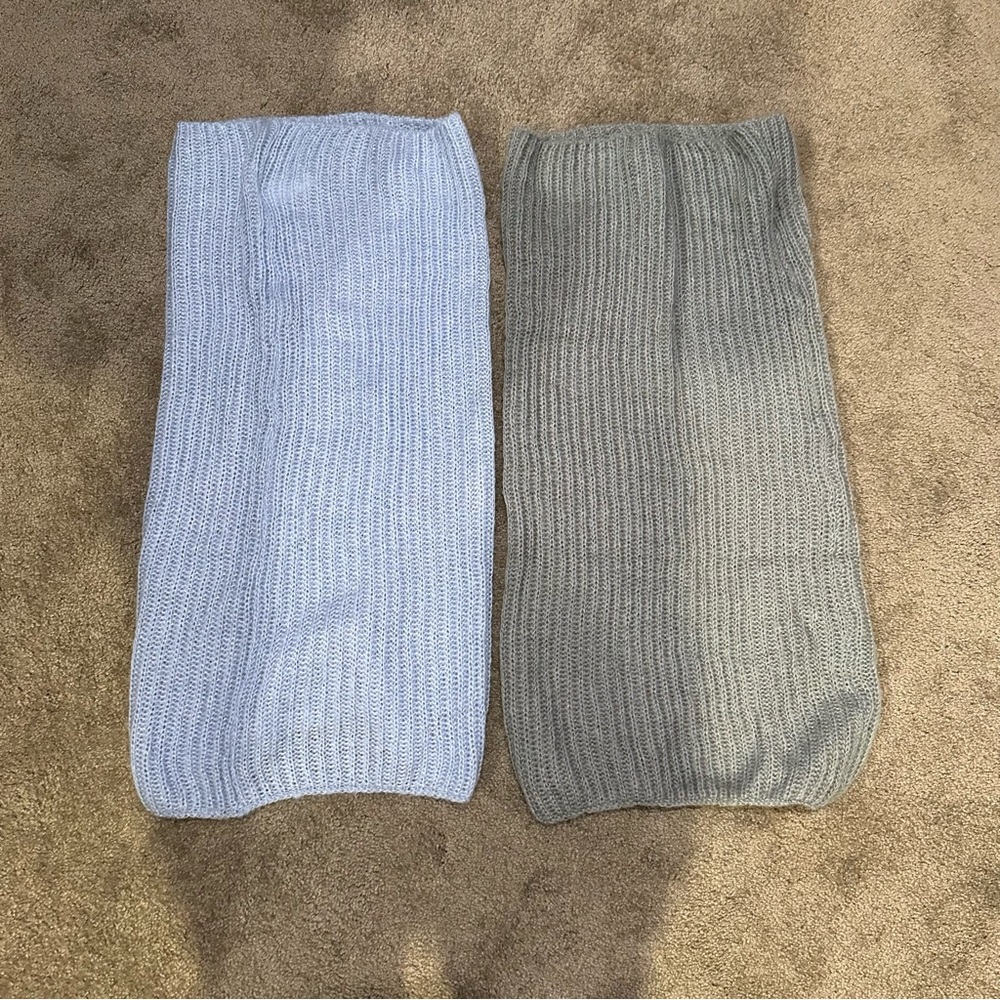 Two H&M Divided Infinity Scarves Scarf Knit